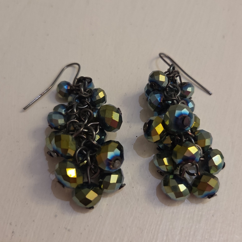 Elegant Multicolor Beaded Earrings
